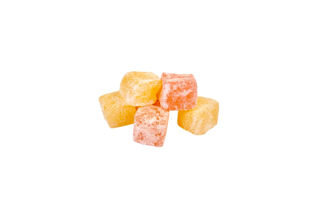 Traditional Turkish Delight – Rose & Lemon – 100g Bag